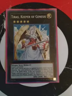 Yugioh Tiras, Keeper Of Genesis GENF-EN044 Secret Rare 1st Edition NM - Image 2