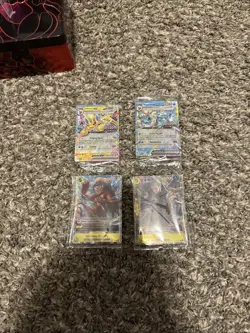 Lot Of 4 TCG Sealed Promo Cards Pokemon & One Piece Money D Luffy + - Image 1