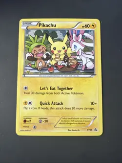 Pokemon Pikachu TCG XY95 XY Black Star Promo Holo Card HP - Image 1