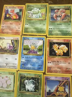 Lot Of 24 Vintage WoTC Pokemon Cards Shadowless Base Jungle Fossil No Holo - Image 3