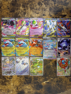 Pokemon Mega Evolutions Illustration Rare Lot of 14 IR-Full Art Cards. - Image 1