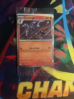 Pokemon Phantasmal Flames Prerelease Staff Promo Cards Sealed Set of 4 Sealed - Image 1