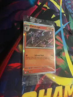 Pokemon Phantasmal Flames Prerelease Staff Promo Cards Sealed Set of 4 Sealed - Image 2
