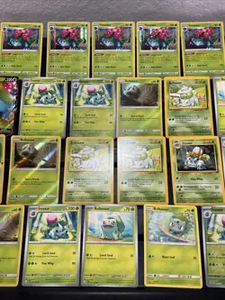 (30) Venusaur CARDS LOT VTG HOLO STAMP VTG Reverse Bulbasaur Pokemon 25th - Image 3