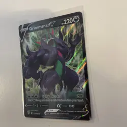 Pokemon Card Grimmsnarl V 114/189 Darkness Ablaze Half Art Rare Near Mint - Image 2