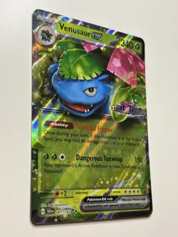 Venusaur ex - Stamped Promo - Stellar Crown 001/142 Pokemon Card NM - Image 2