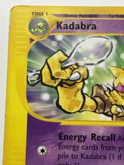Kadabra 84/165 Uncommon Expedition Pokemon Card MP - Image 3
