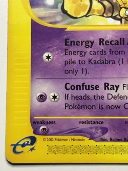Kadabra 84/165 Uncommon Expedition Pokemon Card MP - Image 4