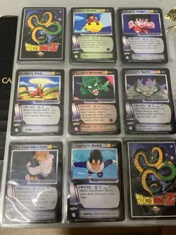 Burger King Promos Complete Set 2000 BK 1-7 Vegeta Smirk DBZ CCG TCG Score Cards - Image 1