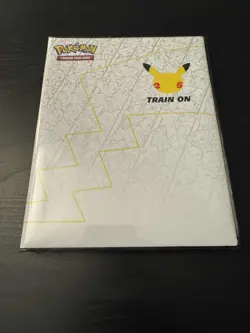 Pokemon 25th Anniversary Jumbo Card Binder with Pokemon Cards - Image 1
