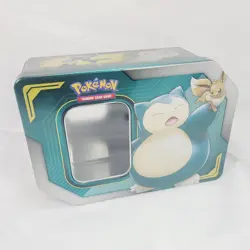 Snorlax & Eevee Tag Team EMPTY Tin Pokemon TCG No Cards - Image 1