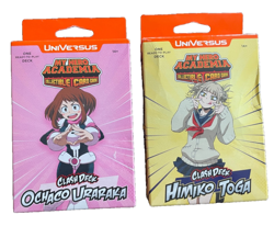 UniVersus "My Hero Academia" Collectible Card Game Clash Deck Lot Of 2 DAMAGED - Image 1