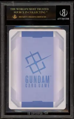 Gundam Card Game Gundam Aerial Rebuild LR++ Newtype #GD01067 BGS 10 BLACK LABEL - Image 2