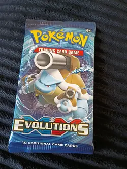 Pokemon TCG XY Evolutions Booster Pack- 10 Cards (2016) Factory Sealed - Image 1