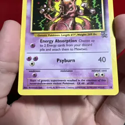 Mewtwo Pokemon The Movie Card Black Star Promo #14 RARE Pokemon Card NM - Image 3