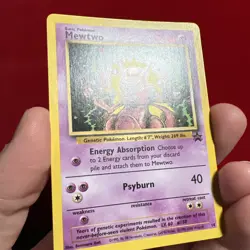 Mewtwo Pokemon The Movie Card Black Star Promo #14 RARE Pokemon Card NM - Image 5