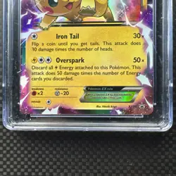 Pikachu EX XY84 CGC 9.5 NM/Mint + 2015 Black Star Promo Pokemon Card Legendary - Image 2
