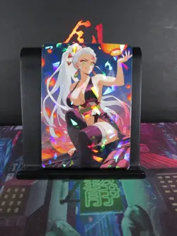 Daki Demon Slayer Art Card Holo Cracked Ice Anime CCG Collectible Sexy Waifu - Image 1