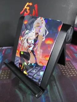 Daki Demon Slayer Art Card Holo Cracked Ice Anime CCG Collectible Sexy Waifu - Image 2