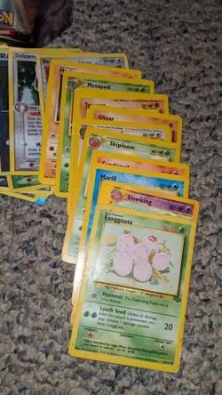 Pokemon Mixed Card Lot of Used & Played Cards In Tin Box - Image 2