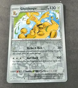 Pokemon Surging Sparks Gholdengo Reverse Holo Uncommon Card 131/191 NM - Image 1