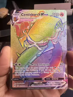 Pokemon TCG Centiskorch VMAX Darkness Ablaze Holo Card 191/189 Secret Rare - Image 1
