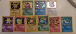 *Custom-made*High Quality, All 1st Ed. Shadowless 10card Set,"Display Cards" - Image 1