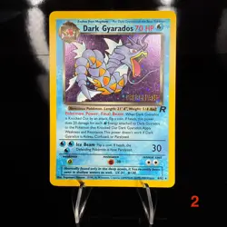 Dark Gyarados (Prerelease) 08/82 Wotc Promo Holo Pokemon Card - Image 1