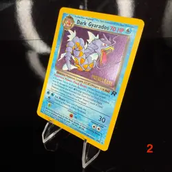 Dark Gyarados (Prerelease) 08/82 Wotc Promo Holo Pokemon Card - Image 2