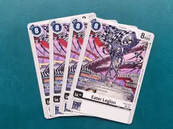 Eater Legion BT23-074 Playset Hackers' Slumber Digimon Card Game x4 - Image 1