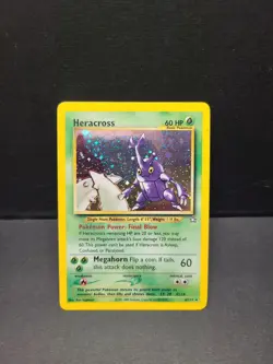 Heracross 6/111 Unlimited - Holor Rare Pokemon Card - Neo Genesis - LP - Image 1