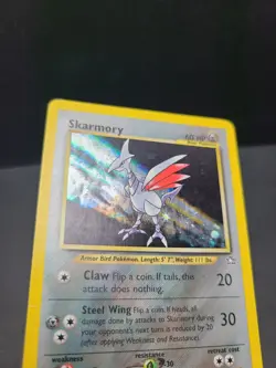 Skarmory 13/111 Unlimited - Holo Rare Pokemon Card - Neo Genesis - MP - Image 3