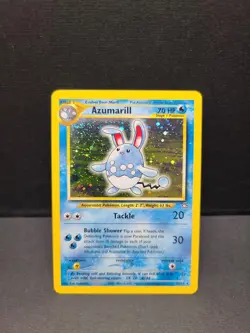 Azumarill 002/111 Unlimited - Holo Rare Pokemon Card - Neo Genesis - LP - Image 1