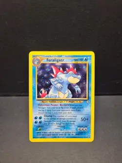Feraligatr 4/111 Unlimited - Holo Rare Pokemon Card - Neo Genesis - MP - Image 1