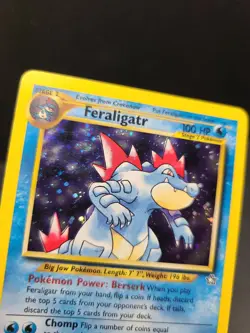 Feraligatr 4/111 Unlimited - Holo Rare Pokemon Card - Neo Genesis - MP - Image 3