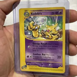 Pokemon Kadabra 84/165 WotC Expedition Regular Uncommon LP Lightly Played Card - Image 2