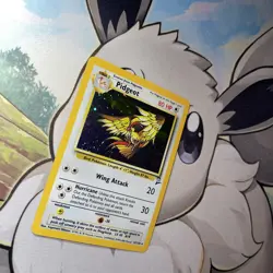 Pokemon TCG Pidgeot Base Set 2 Holo Unlimited Rare Card 14/130 MP - Image 5