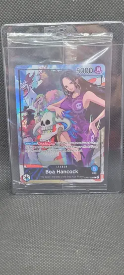 Sealed Boa Hancock OP07-038 One Piece PSA Magazine Promo Card 2025 - Image 1