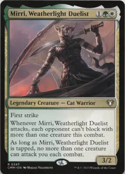 Mirri, Weatherlight Duelist R Commander Masters 347 NM MTG - Image 1