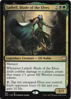 Lathril, Blade of the Elves M Commander: Kaldheim 1 LP-NM MTG - Image 1