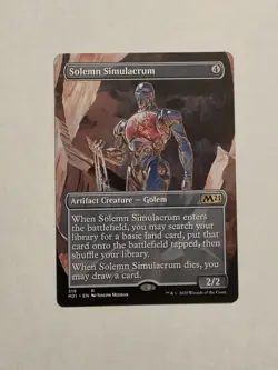 Solemn Simulacrum - Showcase - Core 2021 - Near Mint - MTG - Image 1