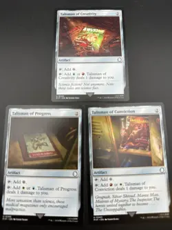 MTG Fallout Talisman Bundle (Progress, Conviction, Creativity) - Image 1