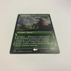 Scute Swarm NM MTG ZNR Zendikar Rising Showcase 308 Landfall 1/1 Insects - Image 2