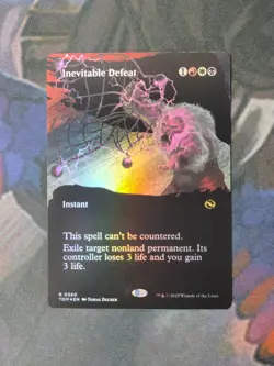 Inevitable Defeat - Borderless Foil | 7% Off 2+ | Dragonstorm | NM | MTG - Image 1