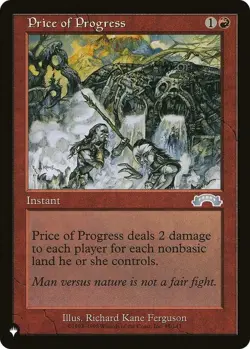1x Price of Progress (EXO) Light Play MTG Magic - Kid Icarus - - Image 1