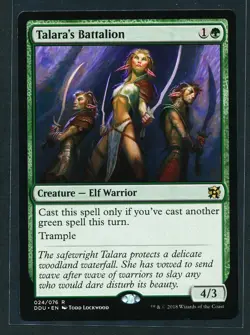 Talara's Battalion MTG Magic 2018 Duel Decks: Elves vs. Inventors LP - Image 1