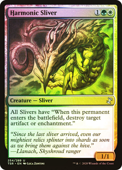 1x NM Foil Harmonic Sliver - Time Spiral Remastered [MTG] - Image 1