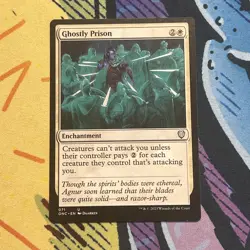 X 1 Ghostly Prison NM-M Commander Innistrad Crimson Vow 087 MTG Magic - Image 1