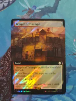 Temple Of Triumph MTG Extended Surge Foil Fallout - Image 1