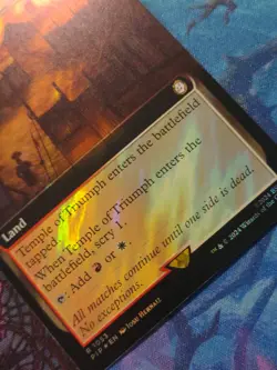 Temple Of Triumph MTG Extended Surge Foil Fallout - Image 2